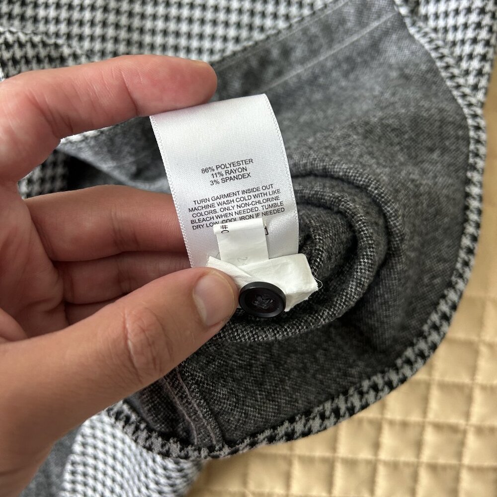 Express Houndstooth Stretch Button-Down Shirt Men… - image 5